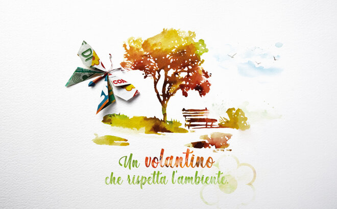 Copertina dicembre: un volantino che rispetta l'ambiente